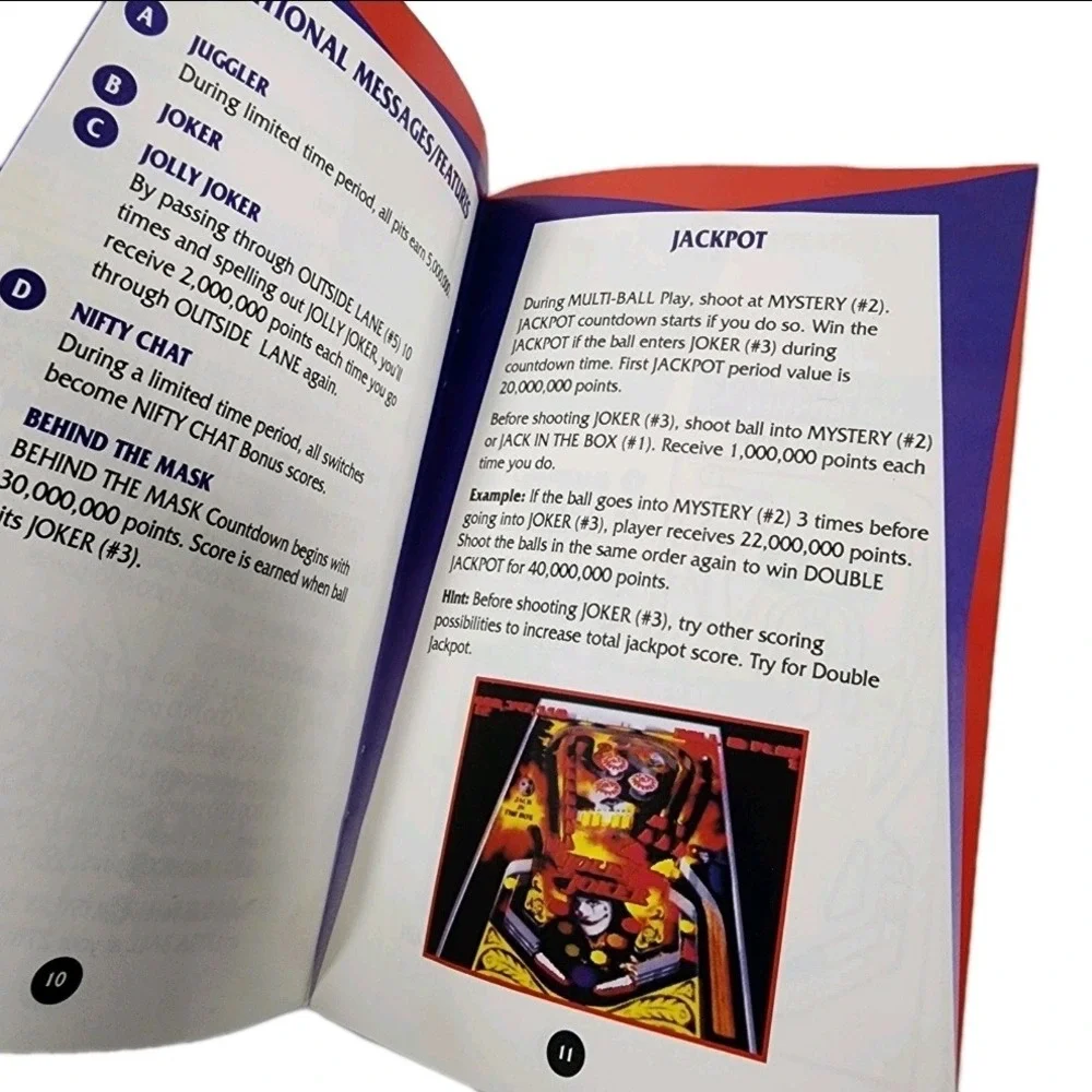 Super Nintendo‎ Super Pinball Action Instruction Booklet Manual SNES